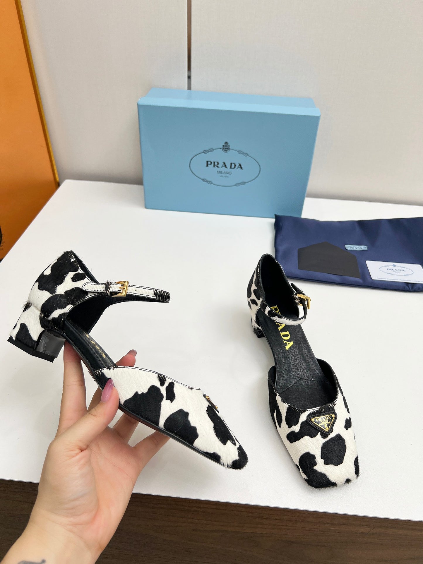 Prada Opulent Leather Mules