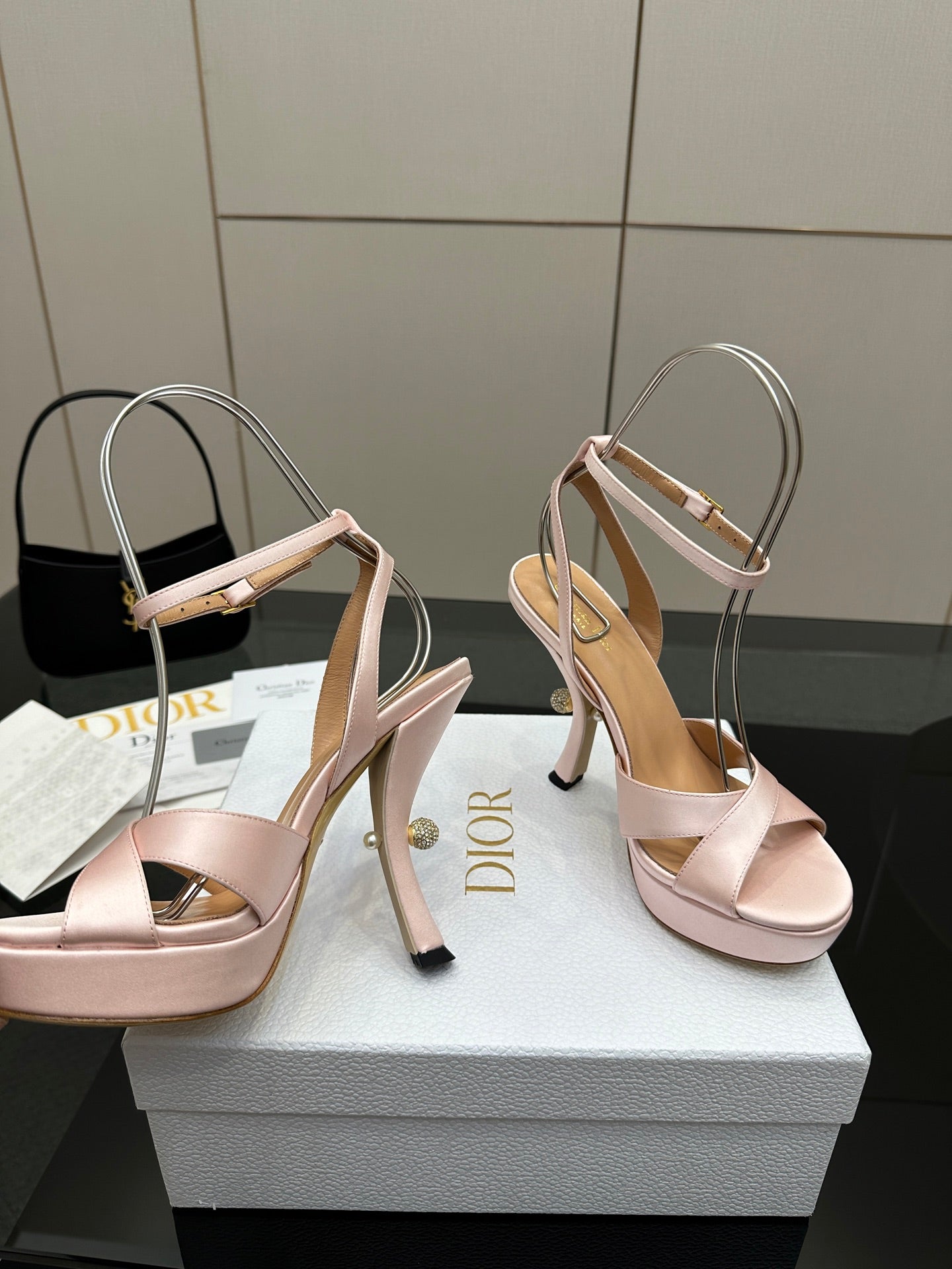 Dior Nina 130 Leather Platform Sandals