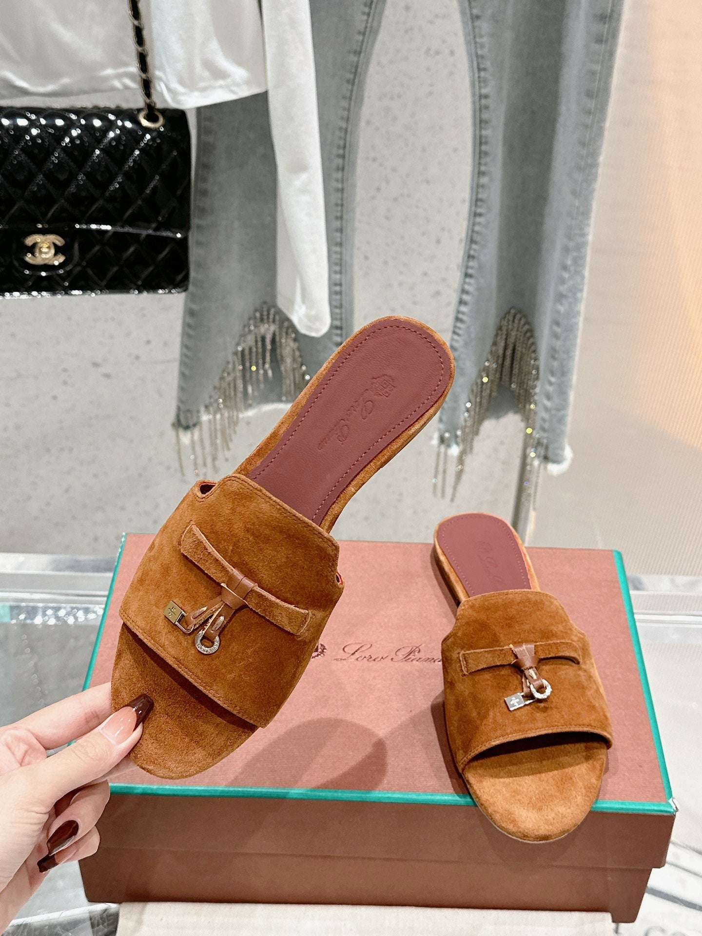 Loro Piana Elegance Stroll Sandals