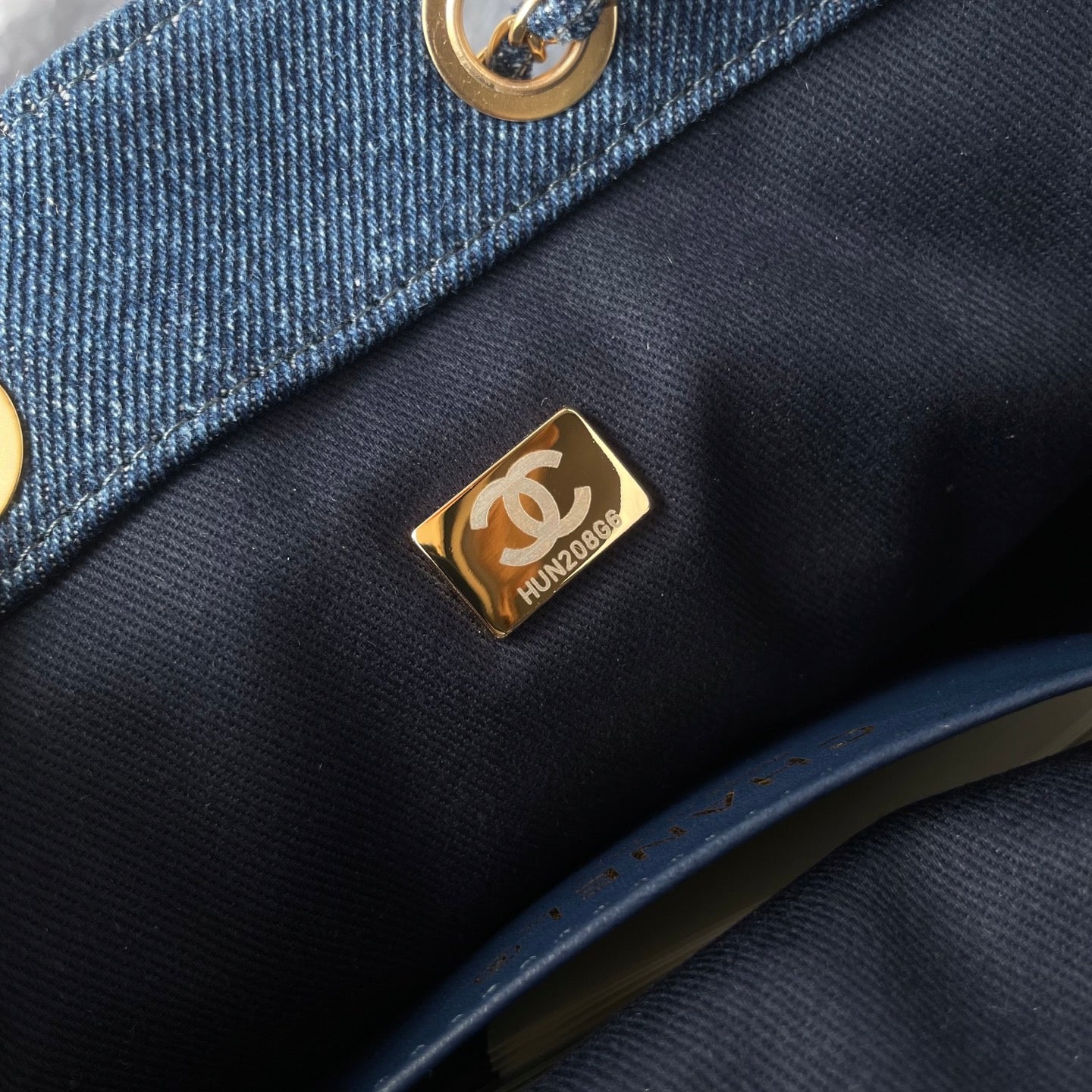 Chanel Quilted Denim Dream Bag