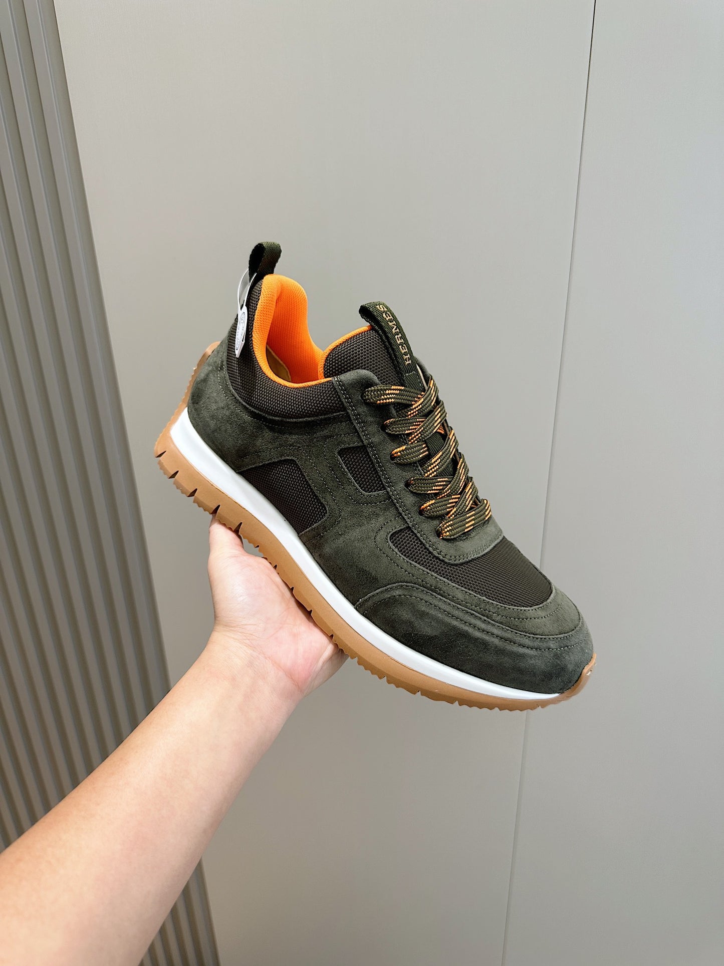 Hermes Leopard Luxe Hike Sneakers