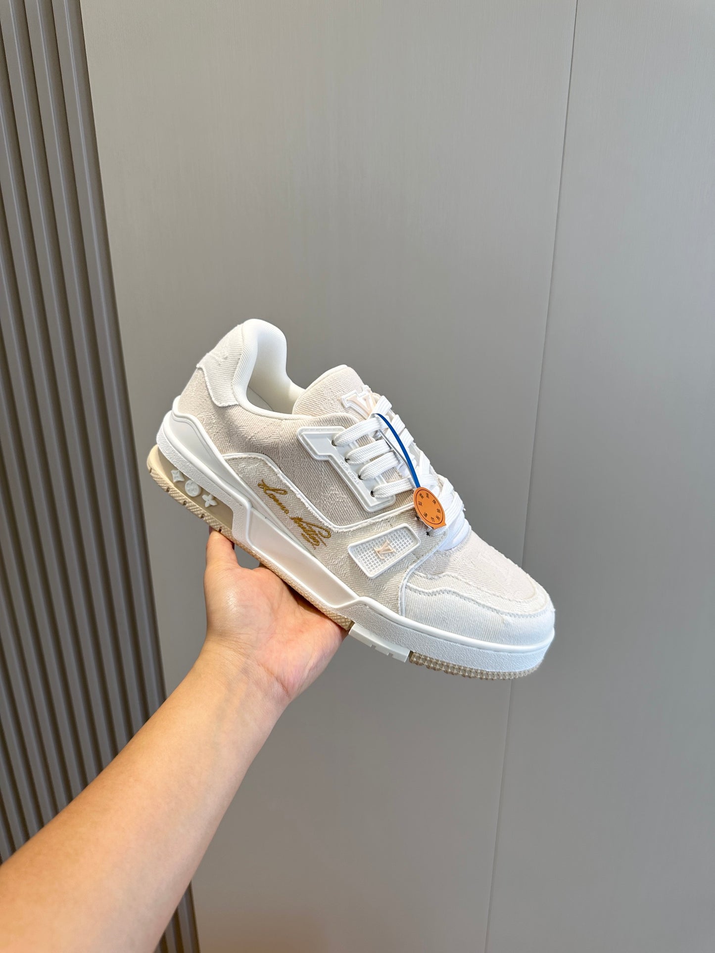 Louis Vuitton Blue & Purple Elegance Trainers