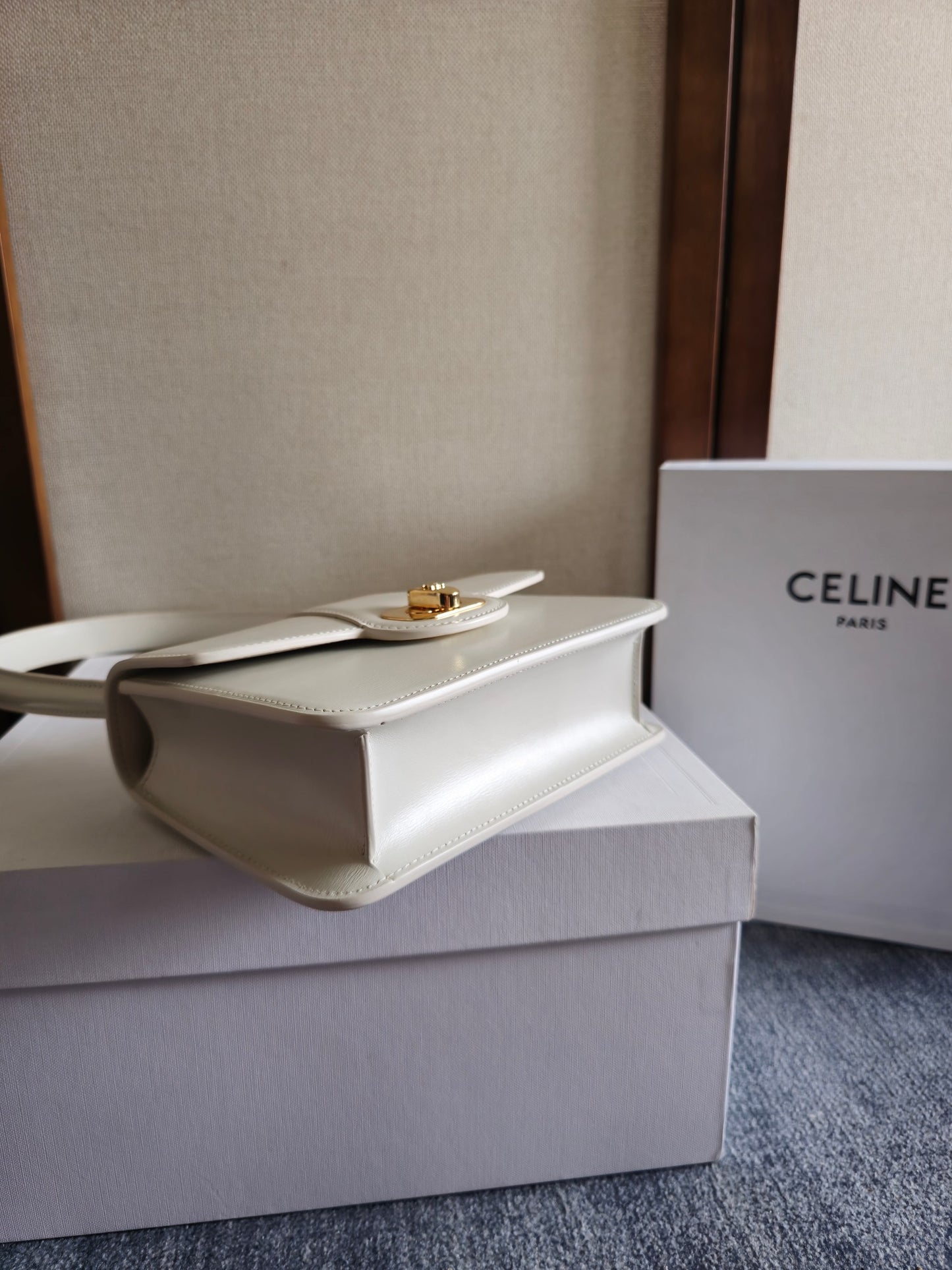 Celine Teen Josephine Bag in Patent Calfskin
