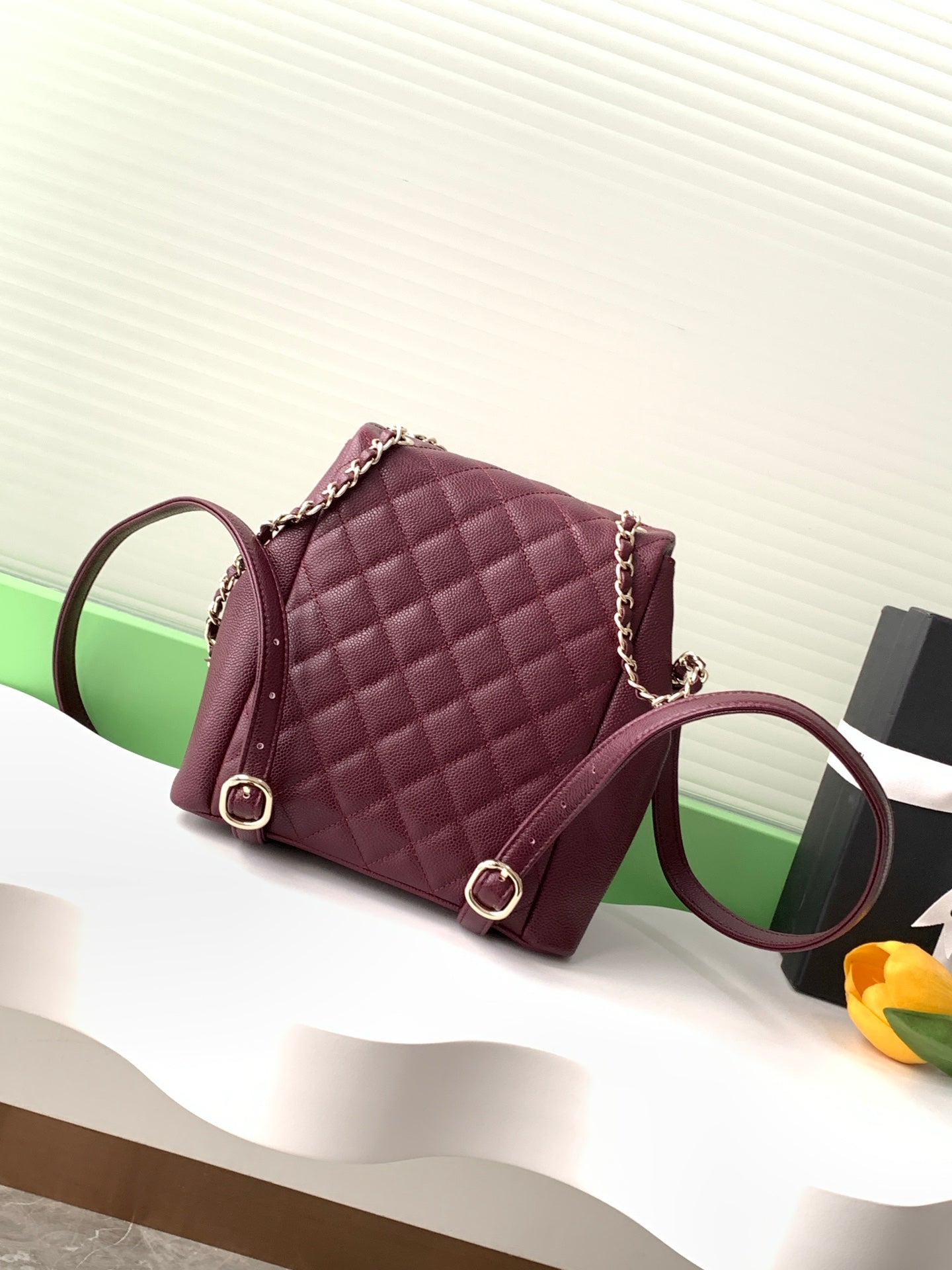 Chanel Timeless Elegance Lambskin Shoulder Bag