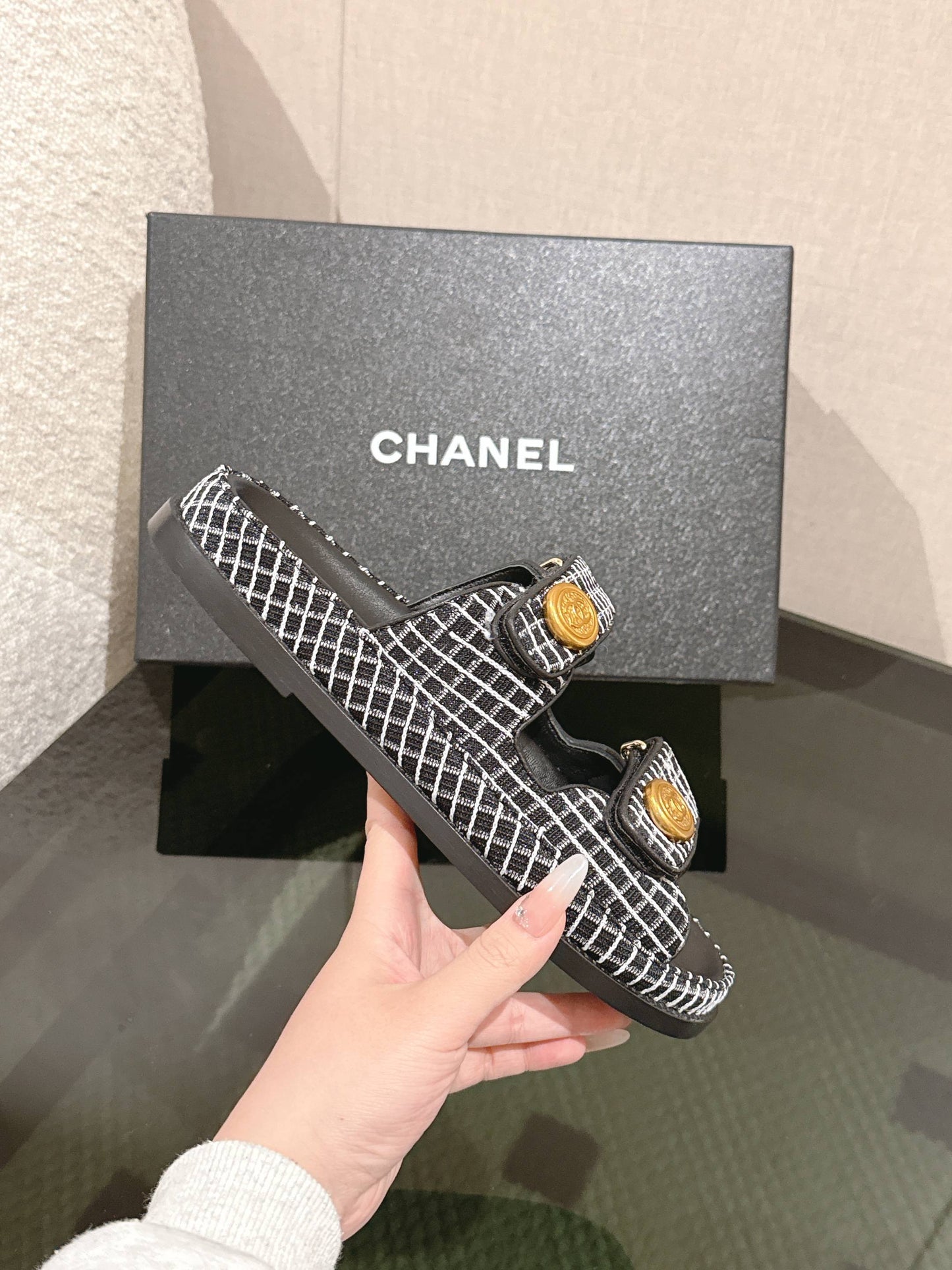 Chanel Golden Elegance Strappy Sandals