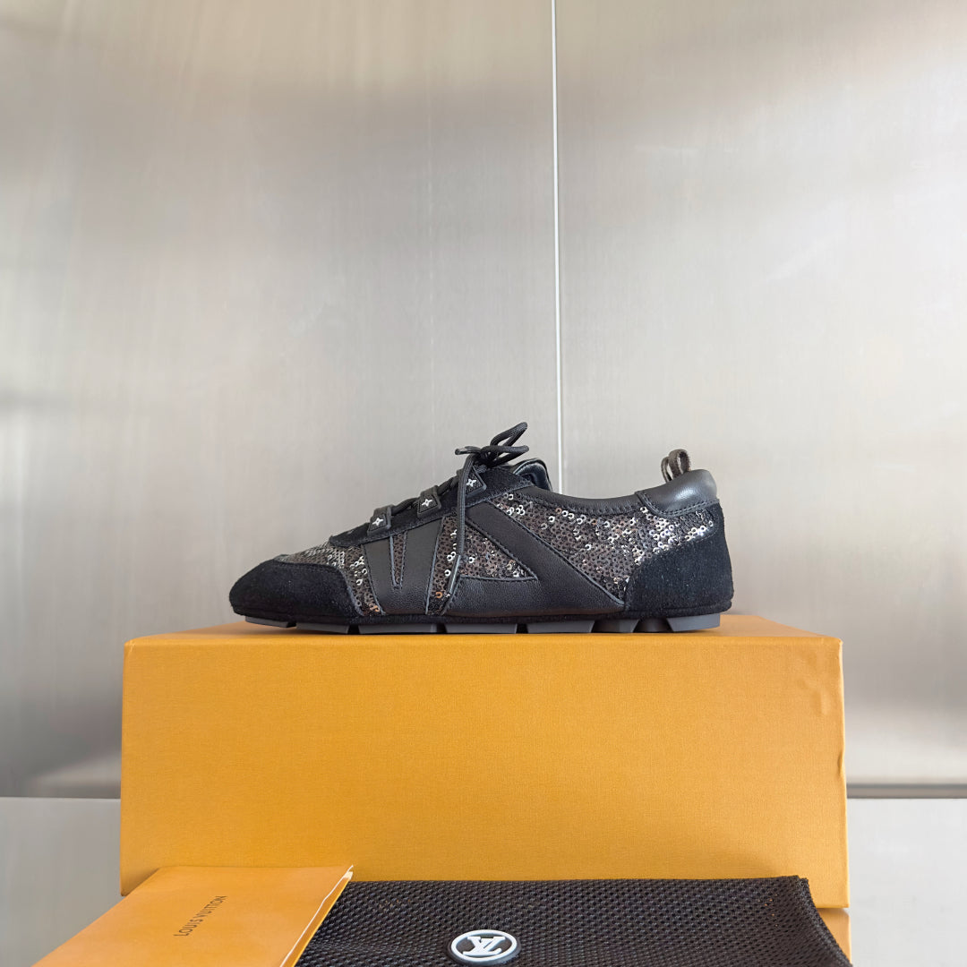 Louis Vuitton Chic Suede Loafers