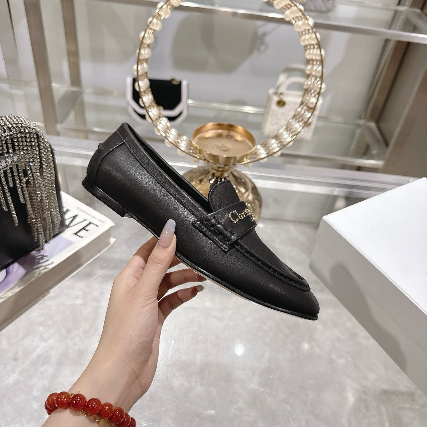 Dior Timeless Elegance Leather Card Holder