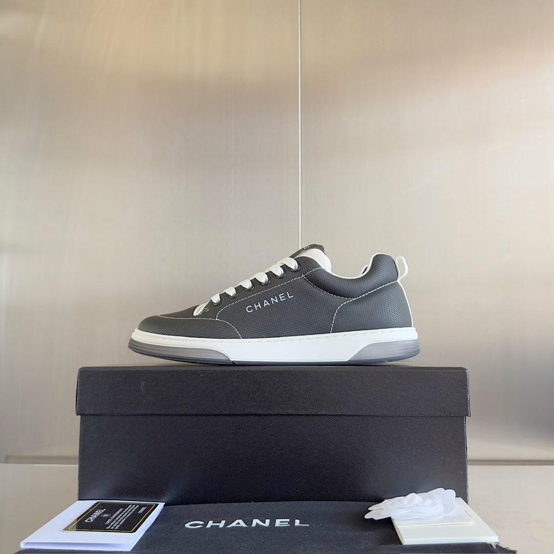 Chanel Karl Lagerfeld Logo-Print Sneakers