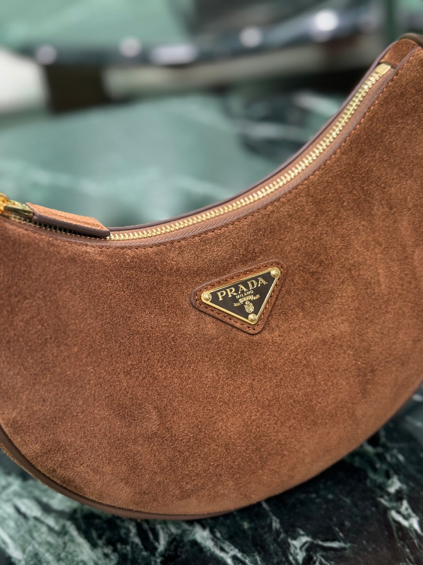 Prada Raffia Elegance Top-Handle Bag