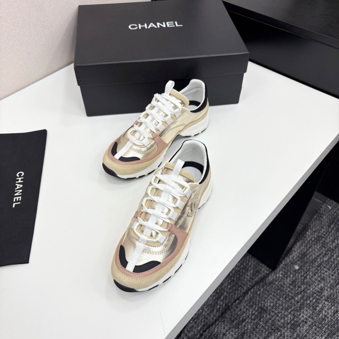 Chanel White Designer Sneakers