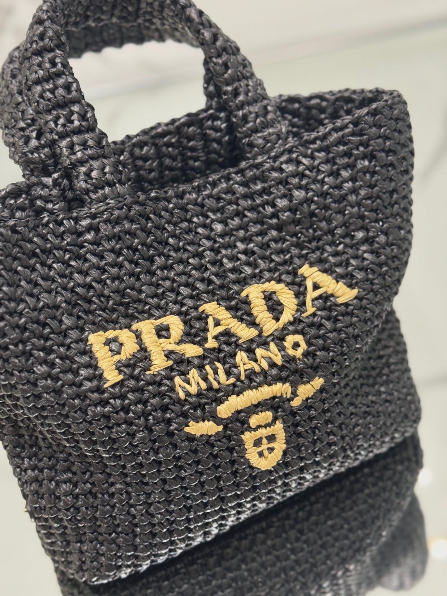Prada Woven Elegance Tote