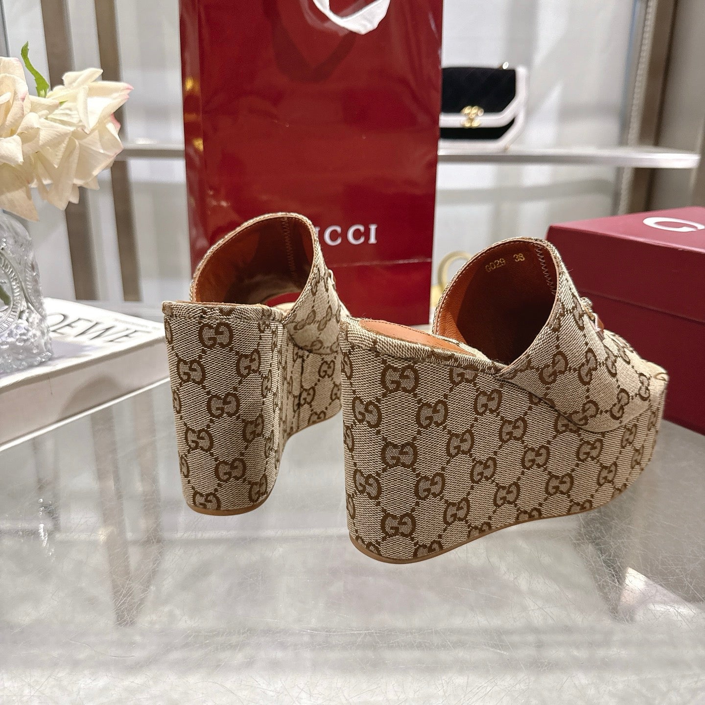 Gucci Elevated Elegance Wedge Sandal