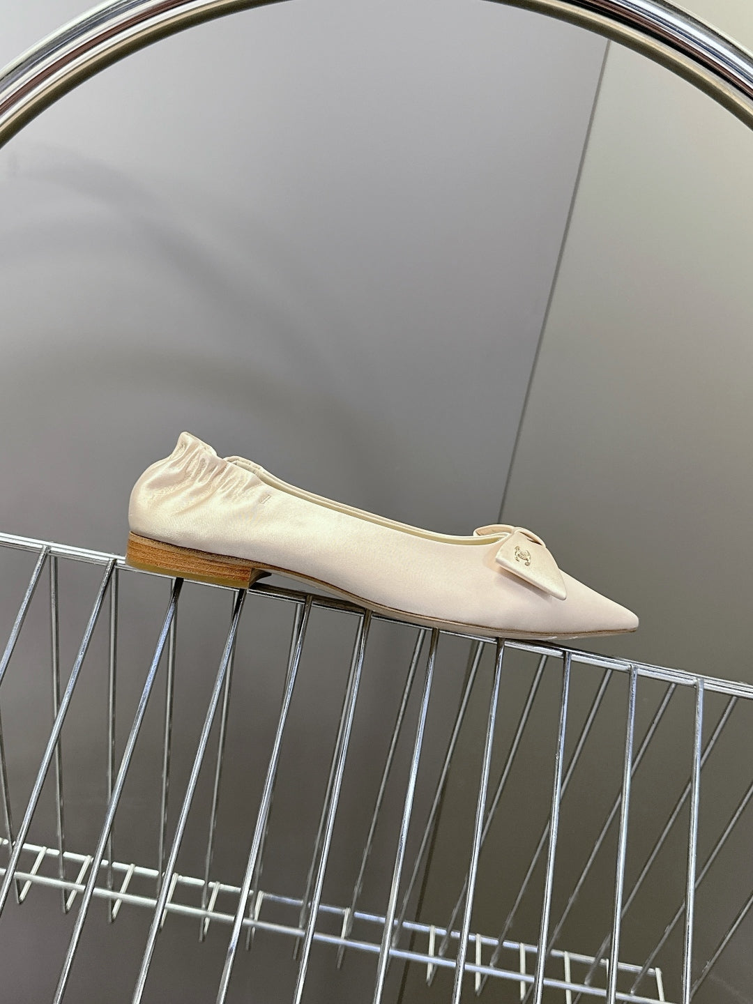 Chanel Elegance Satin Wedge Heels