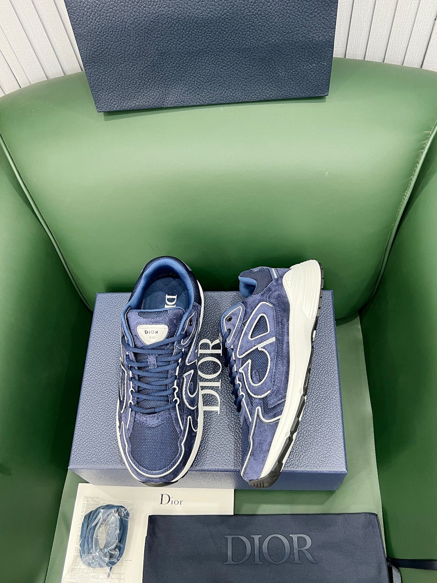Dior Blue & Grey B30 Sneakers
