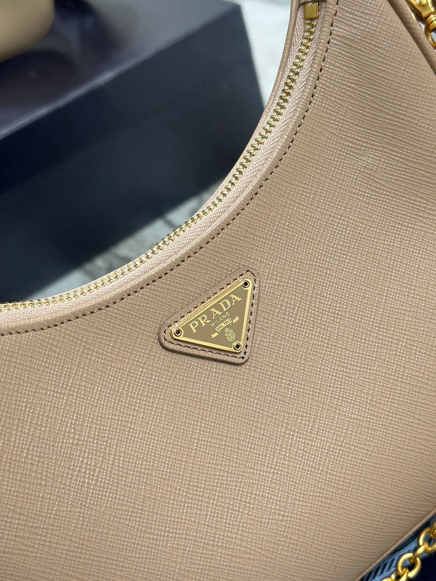 Prada Timeless Ardesia Saffiano Luxe Bag