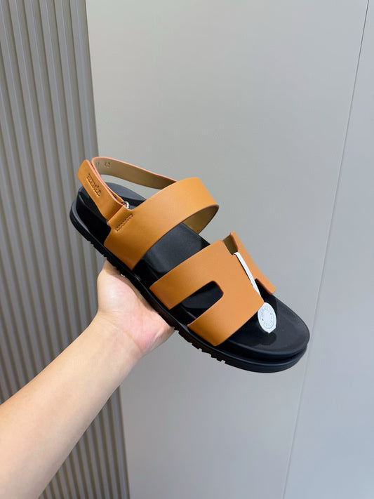 Hermes Timeless Goatskin Genius sandal