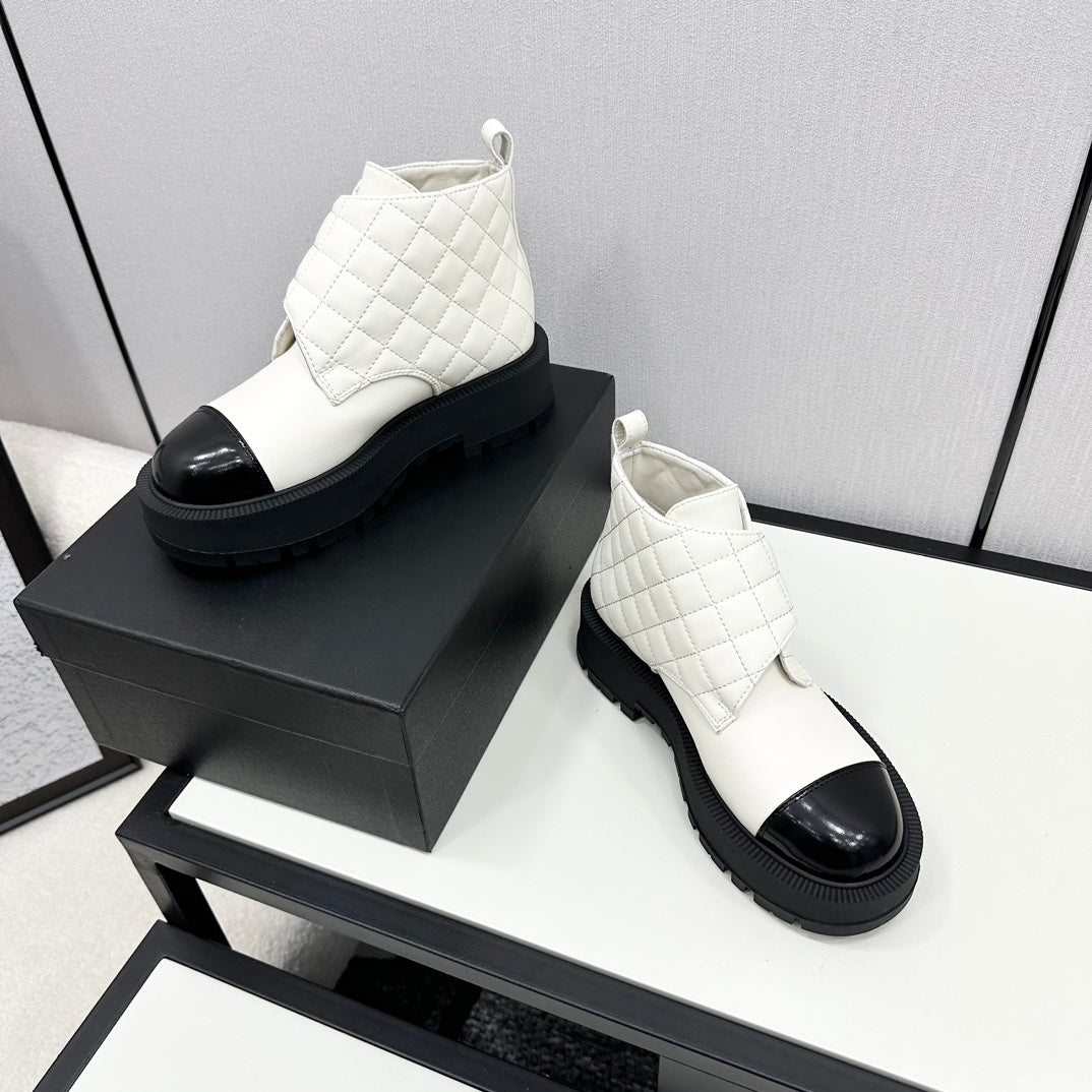 Chanel Elegance Combat Boots