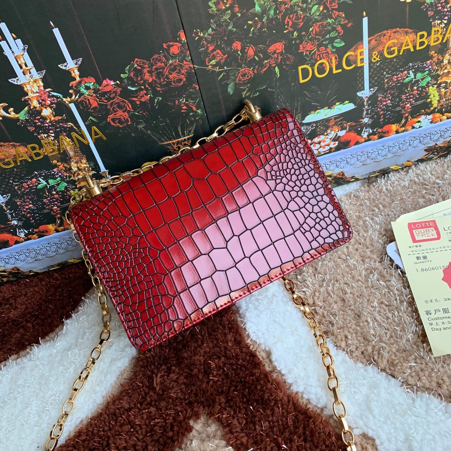 Dolce & Gabbana The Swan - Vintage Gucci GG Crossbody/Shoulder/Clutch Bag in Navy Leather