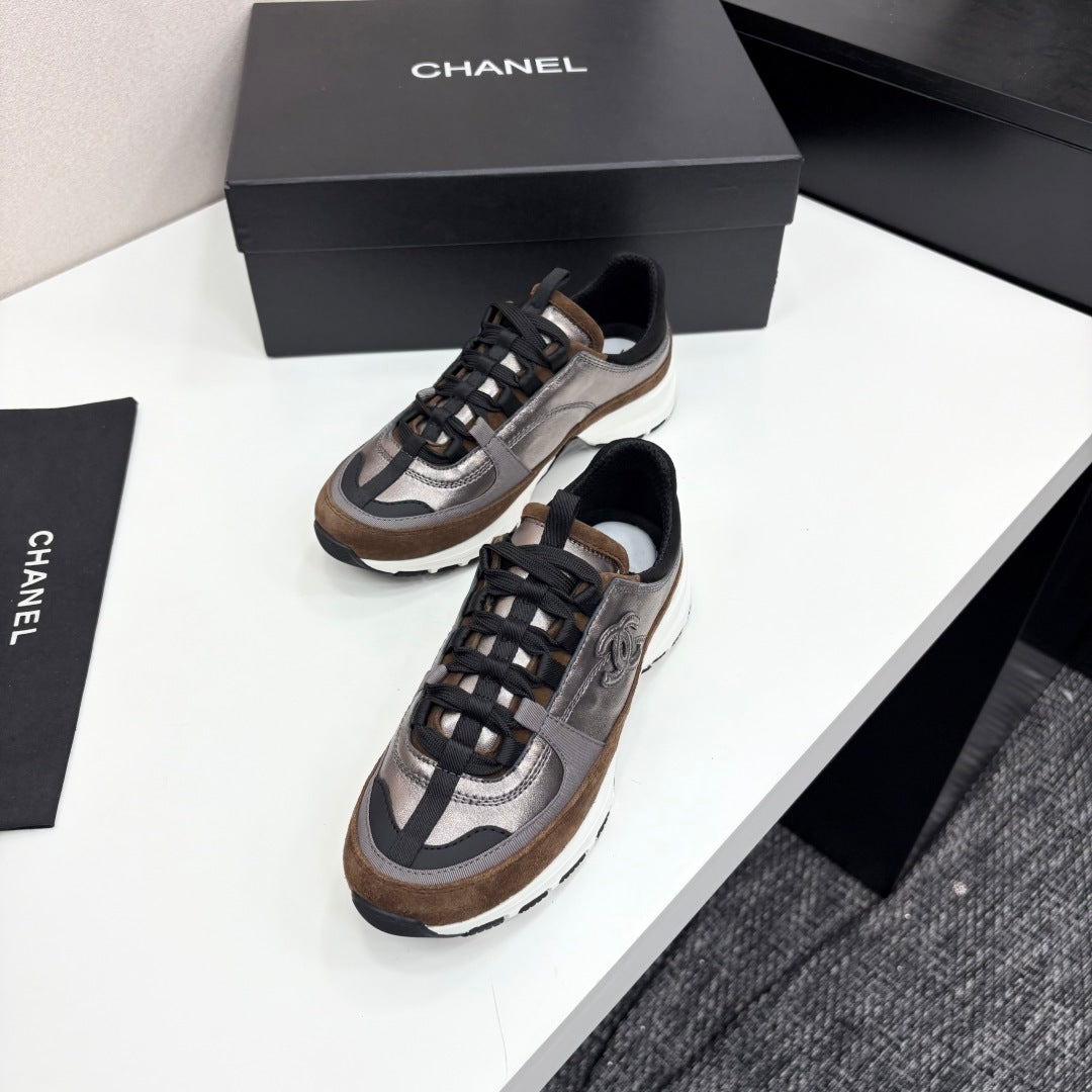 Chanel White Designer Sneakers