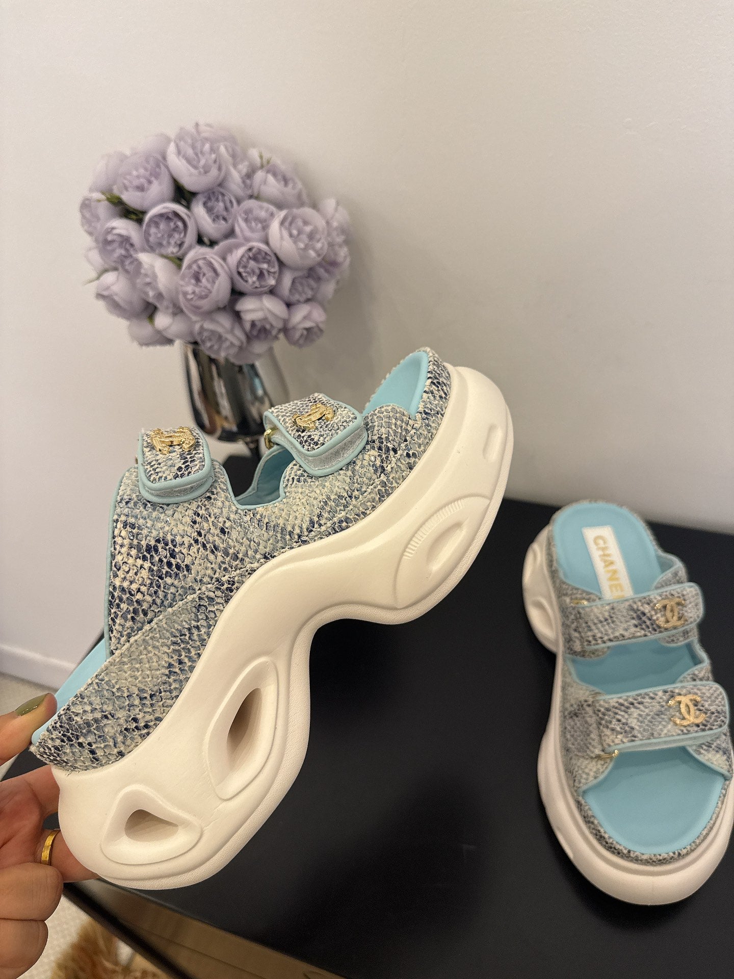 Chanel Arizona Luxe Stroll Sandals