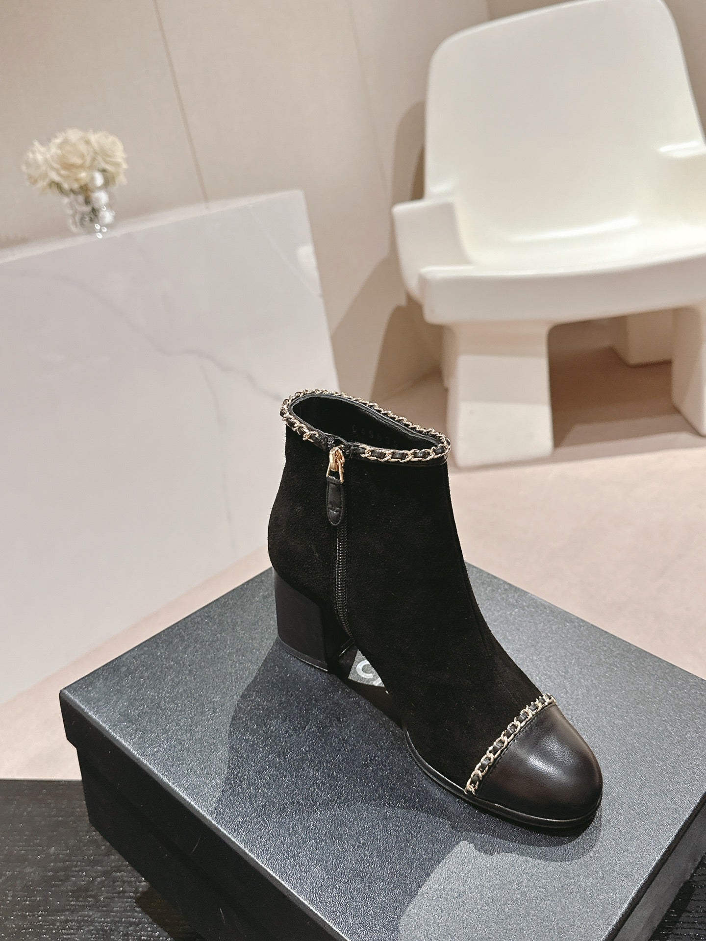 Chanel Elegant Quilted Mary Jane Heels