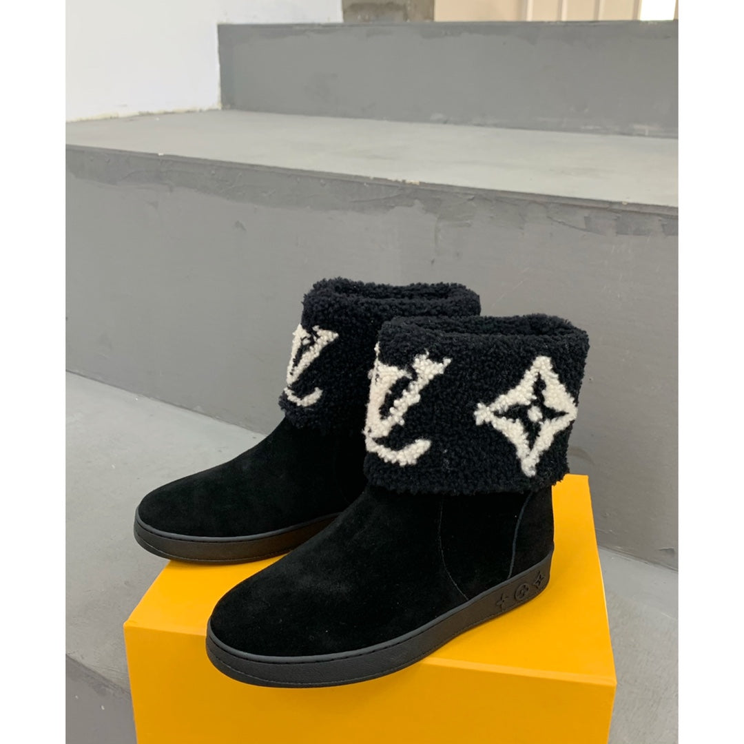 Louis Vuitton Mouton Luxe Ankle Boots