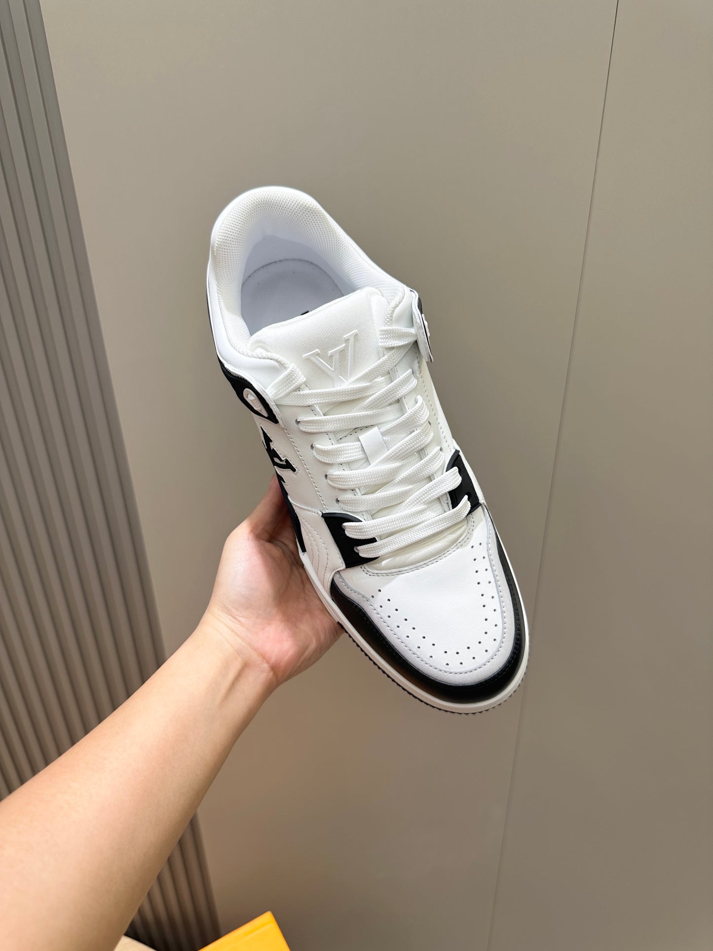 Louis Vuitton Timeless Beige & White Skate Elegance