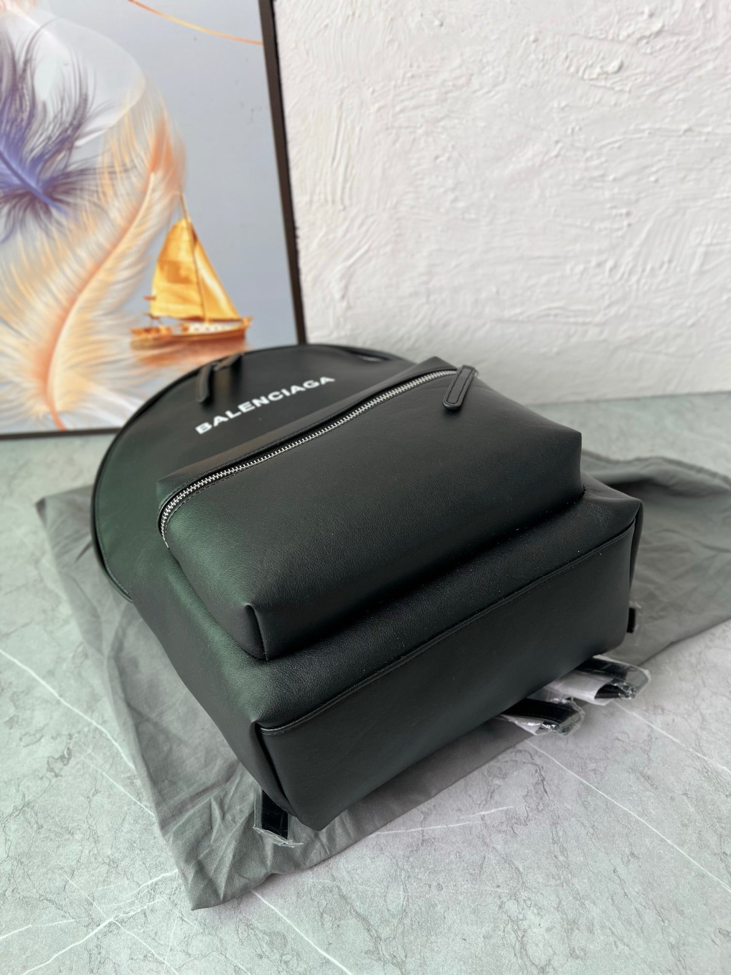 Balenciaga Timeless Nylon Wheel Backpack