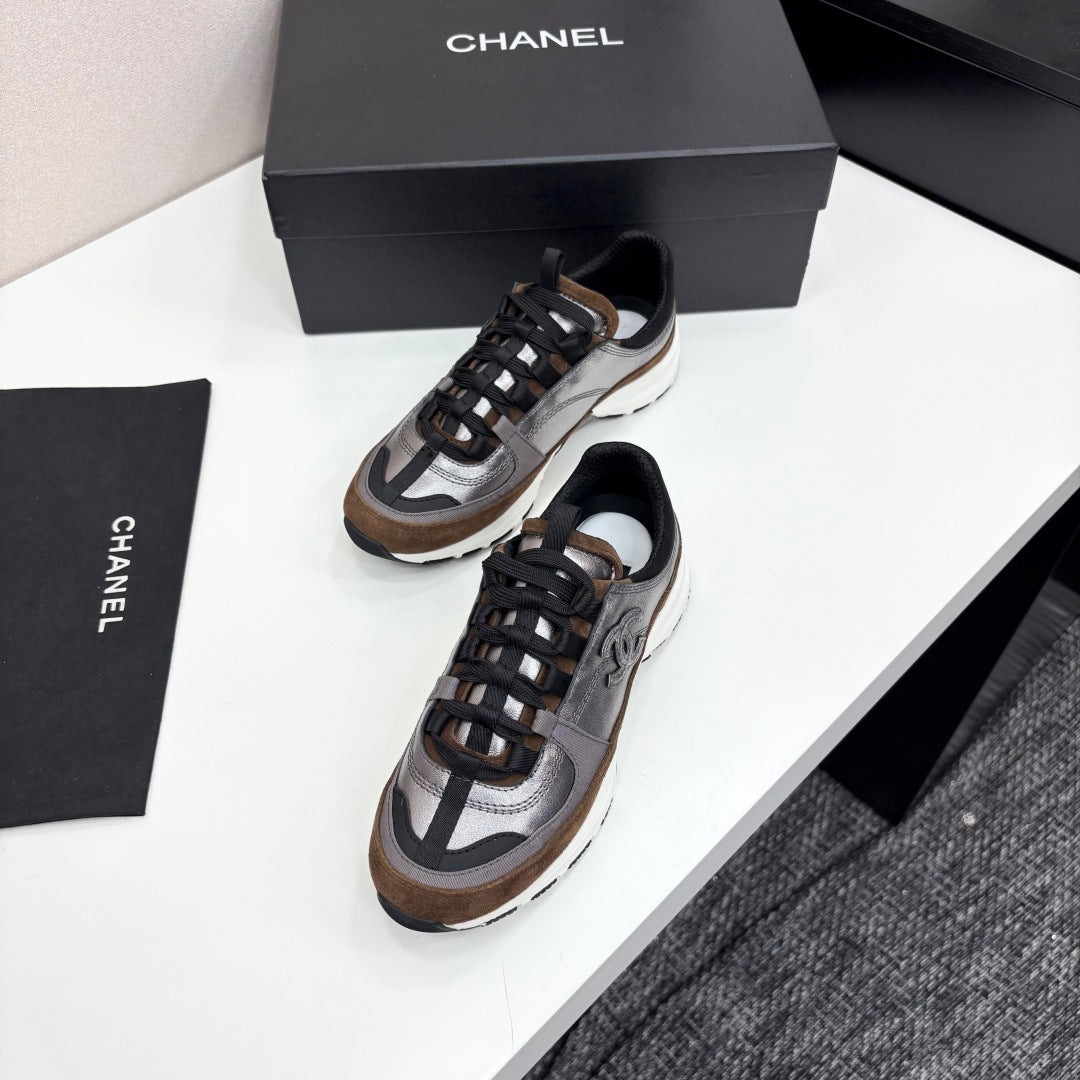 Chanel White Designer Sneakers