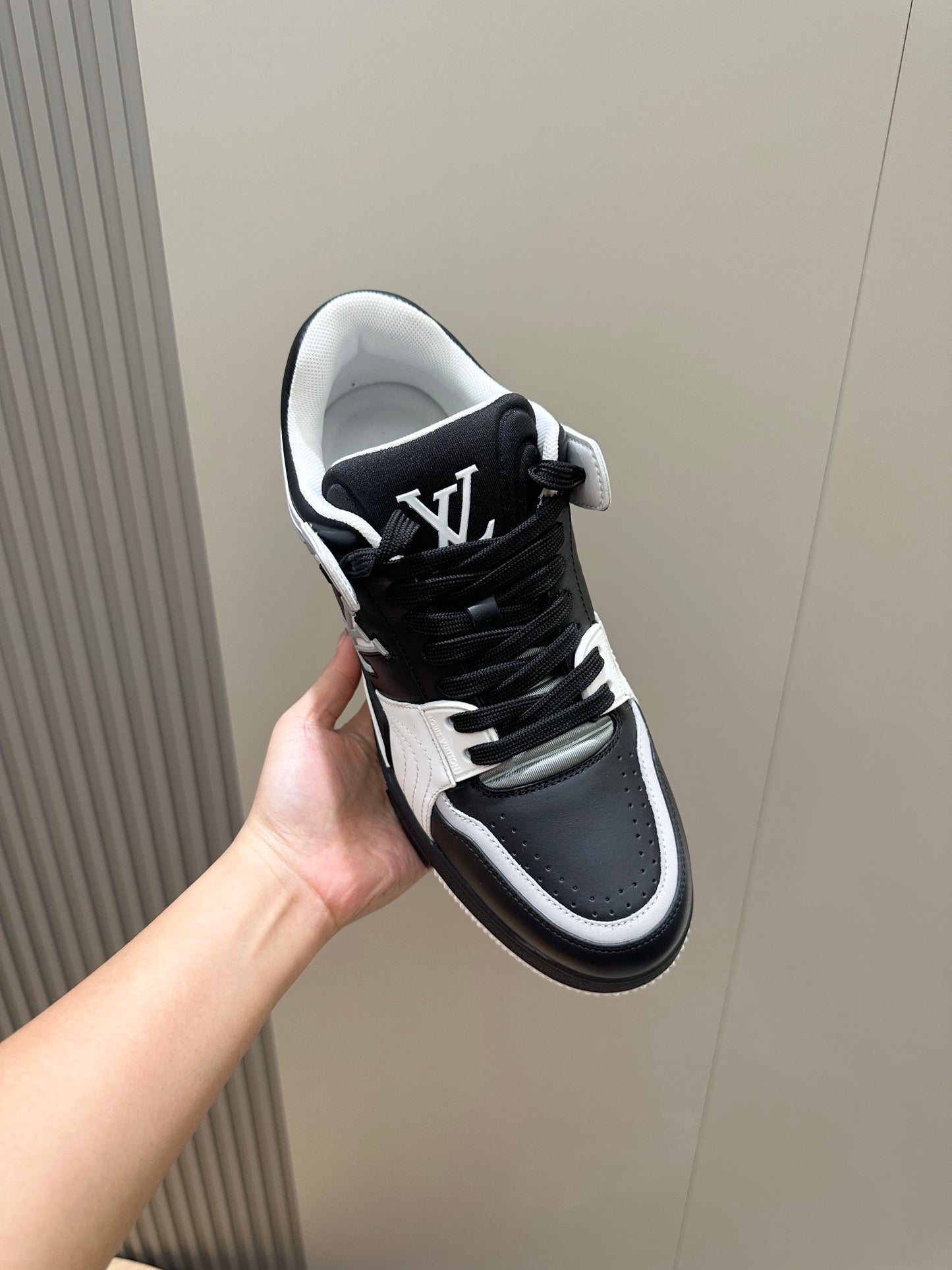 Louis Vuitton Timeless Beige & White Skate Elegance