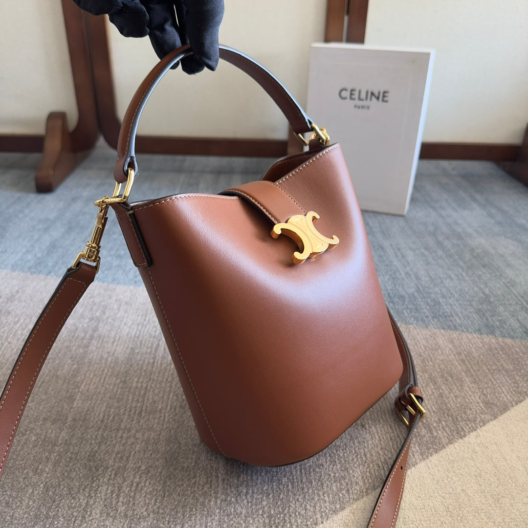 Celine Medium Bucket Louise Bag in Smooth Calfskin
