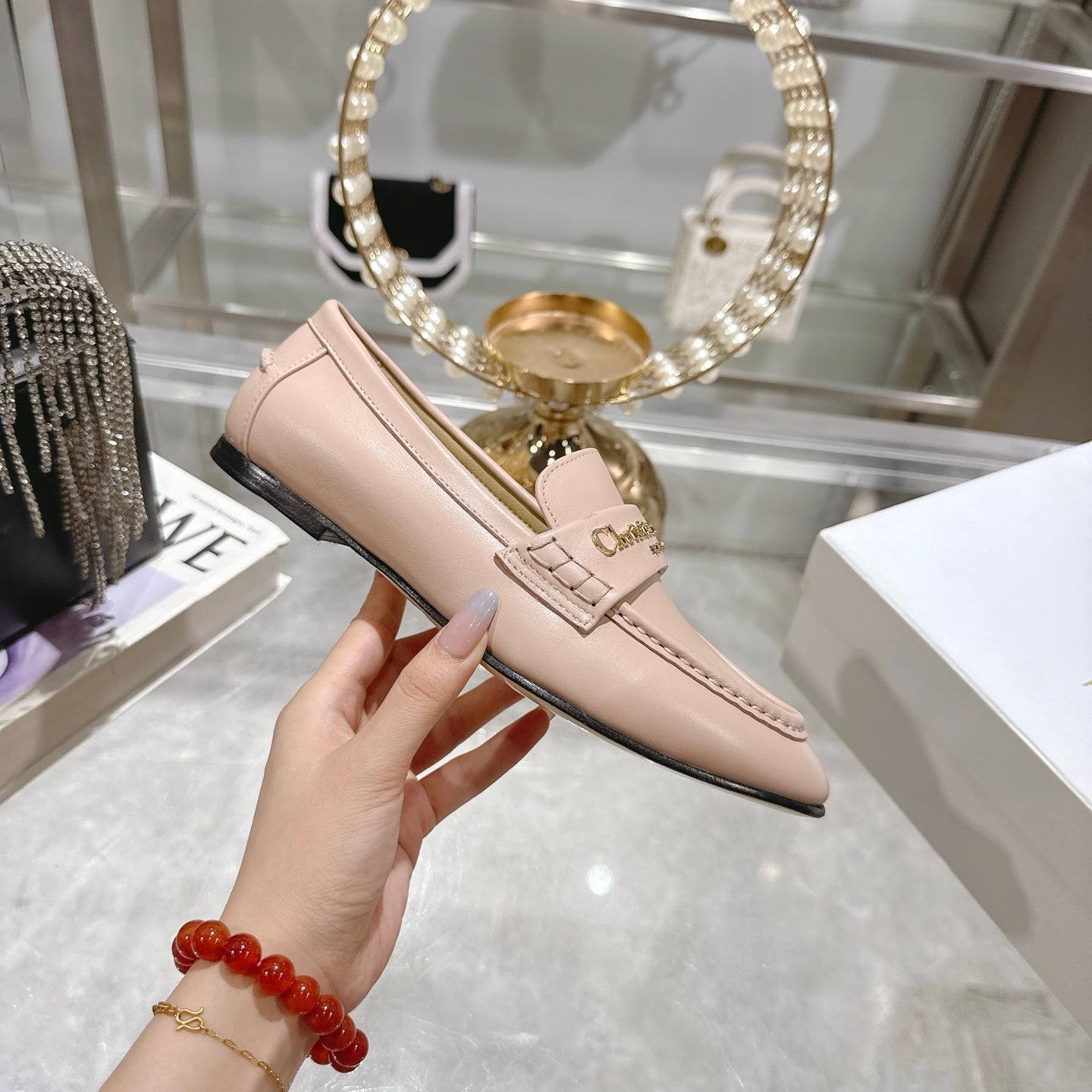 Dior Timeless Elegance Leather Card Holder