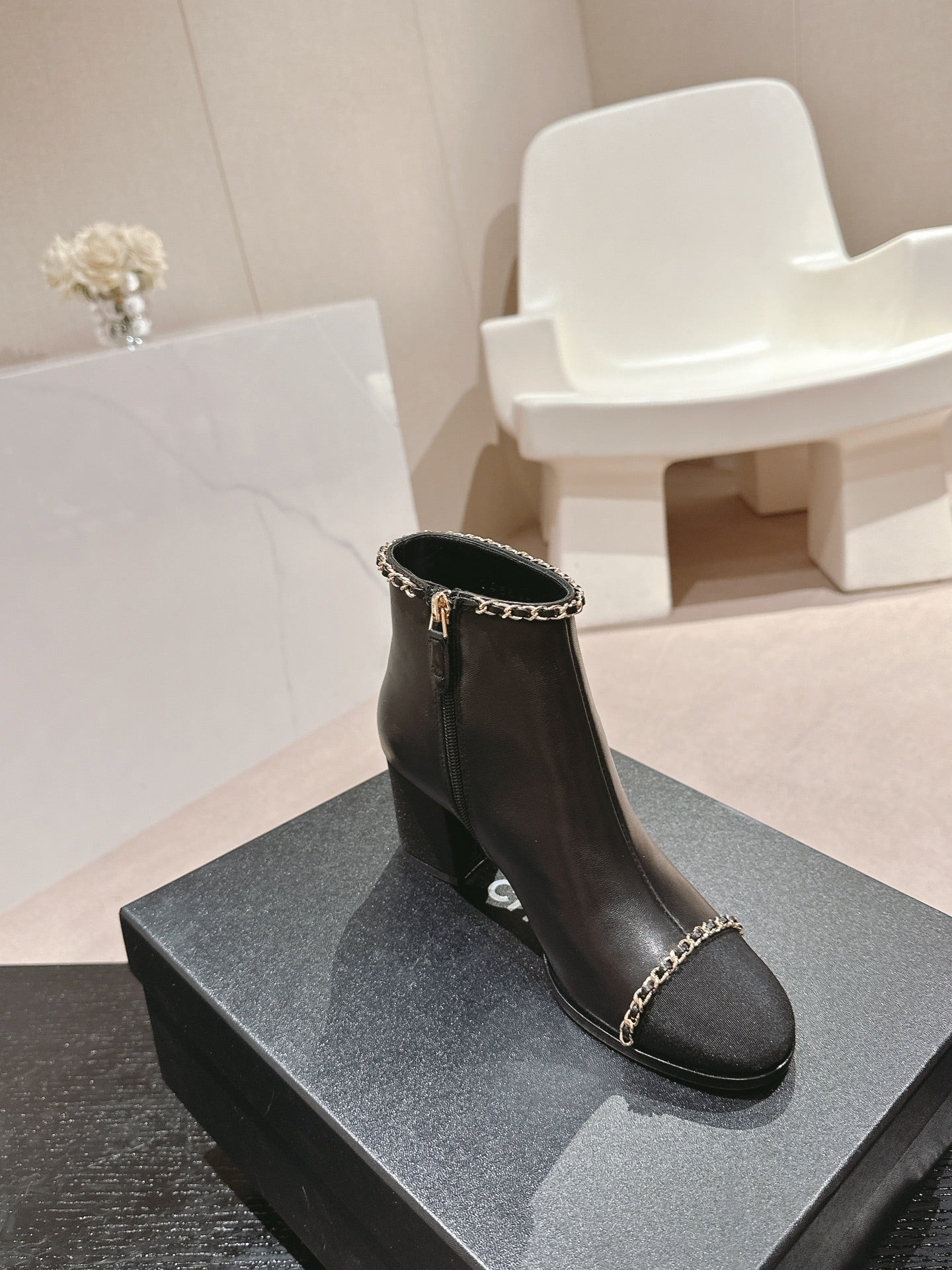 Chanel Elegant Quilted Mary Jane Heels