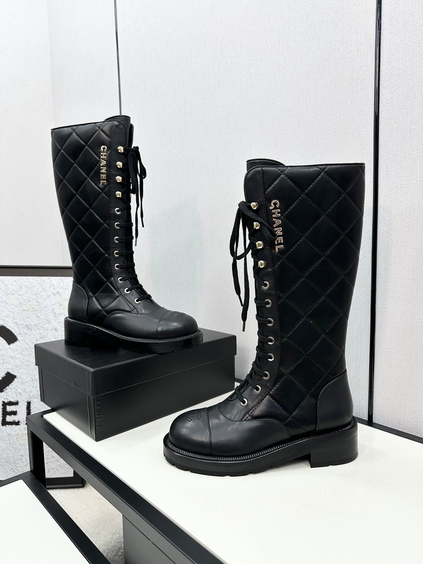 Chanel Winter/Snow Boots with Reversible Spikes