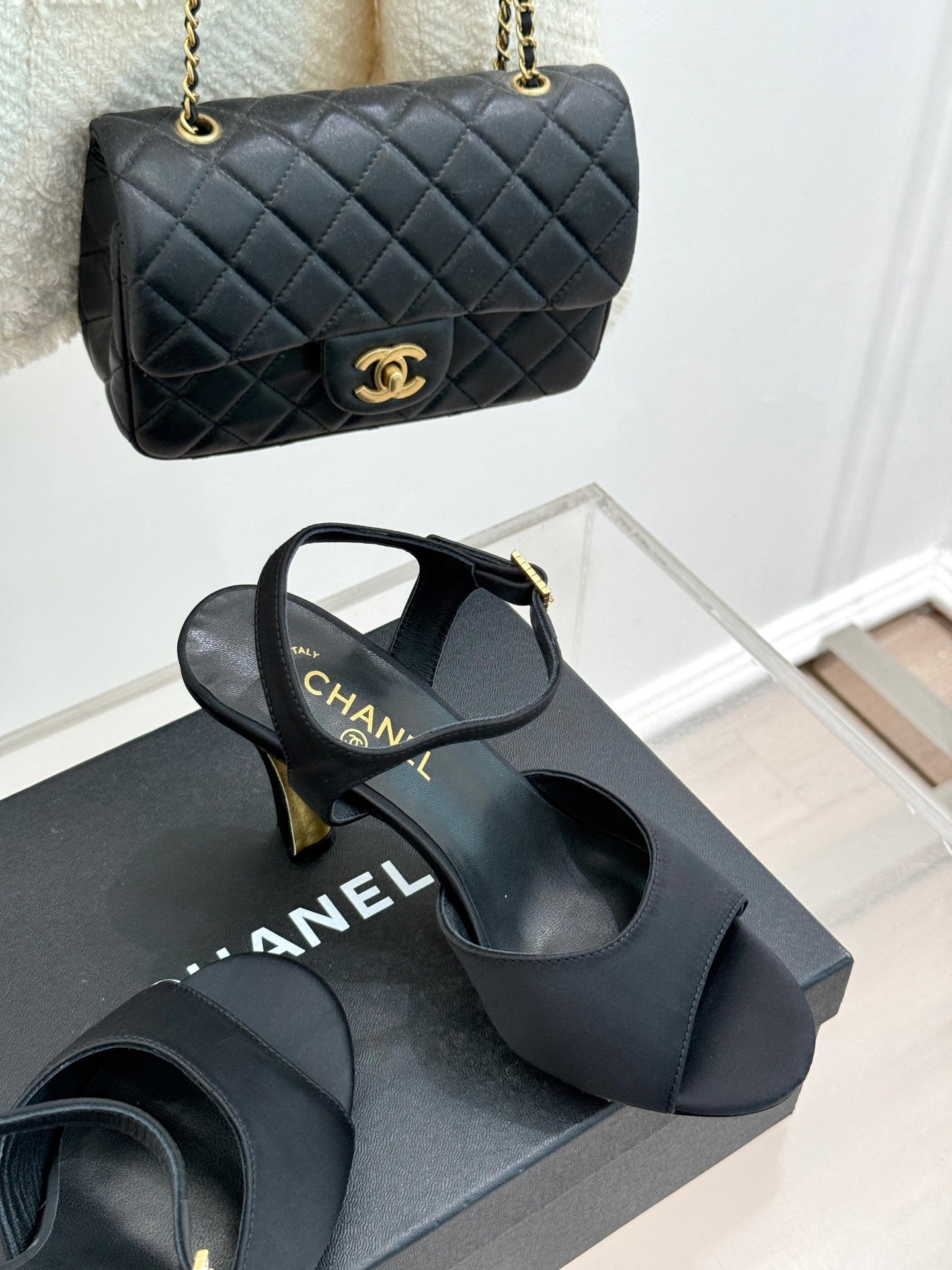 Chanel Timeless Elegance Slingback Sandals