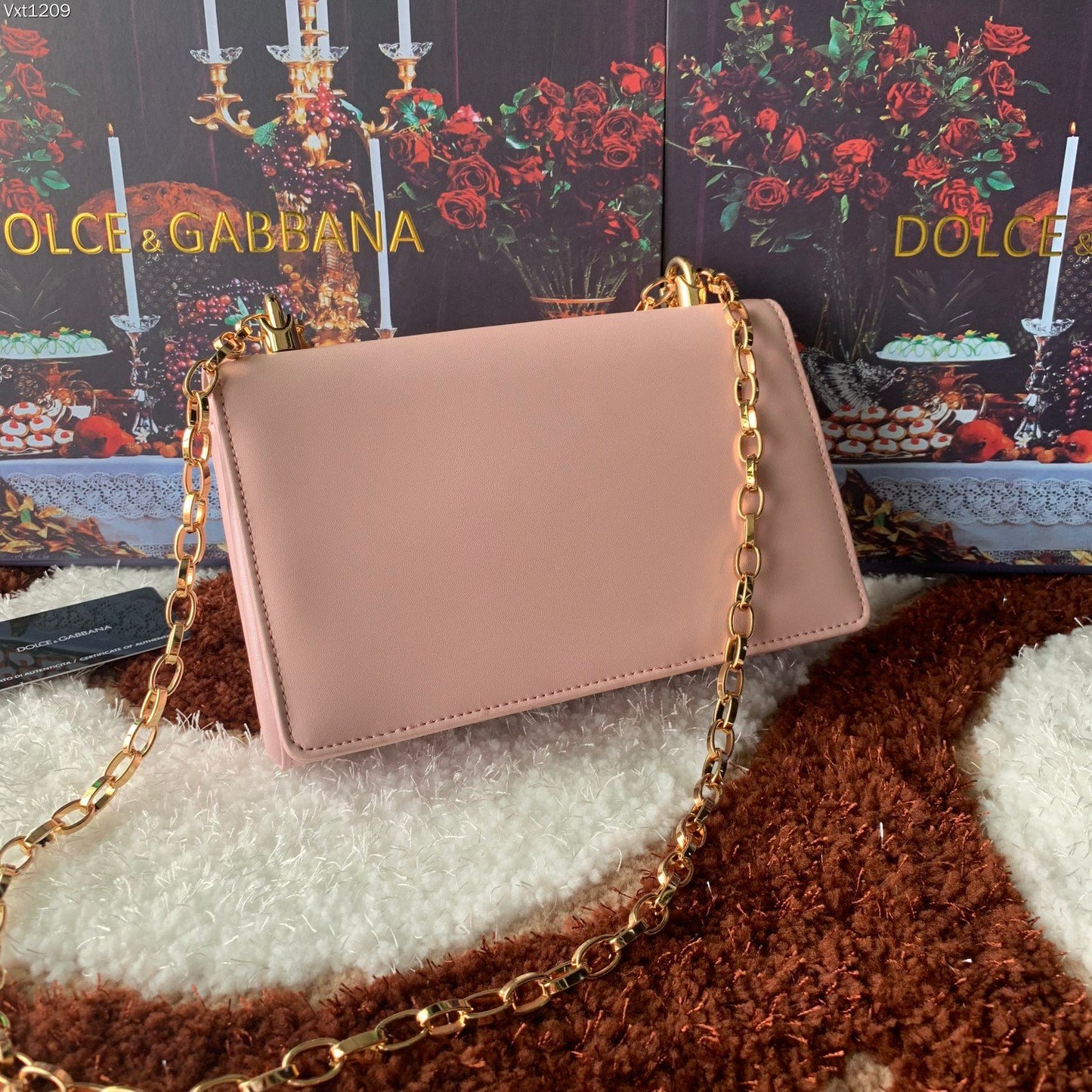 Dolce & Gabbana The Swan - Vintage Gucci GG Crossbody/Shoulder/Clutch Bag in Navy Leather