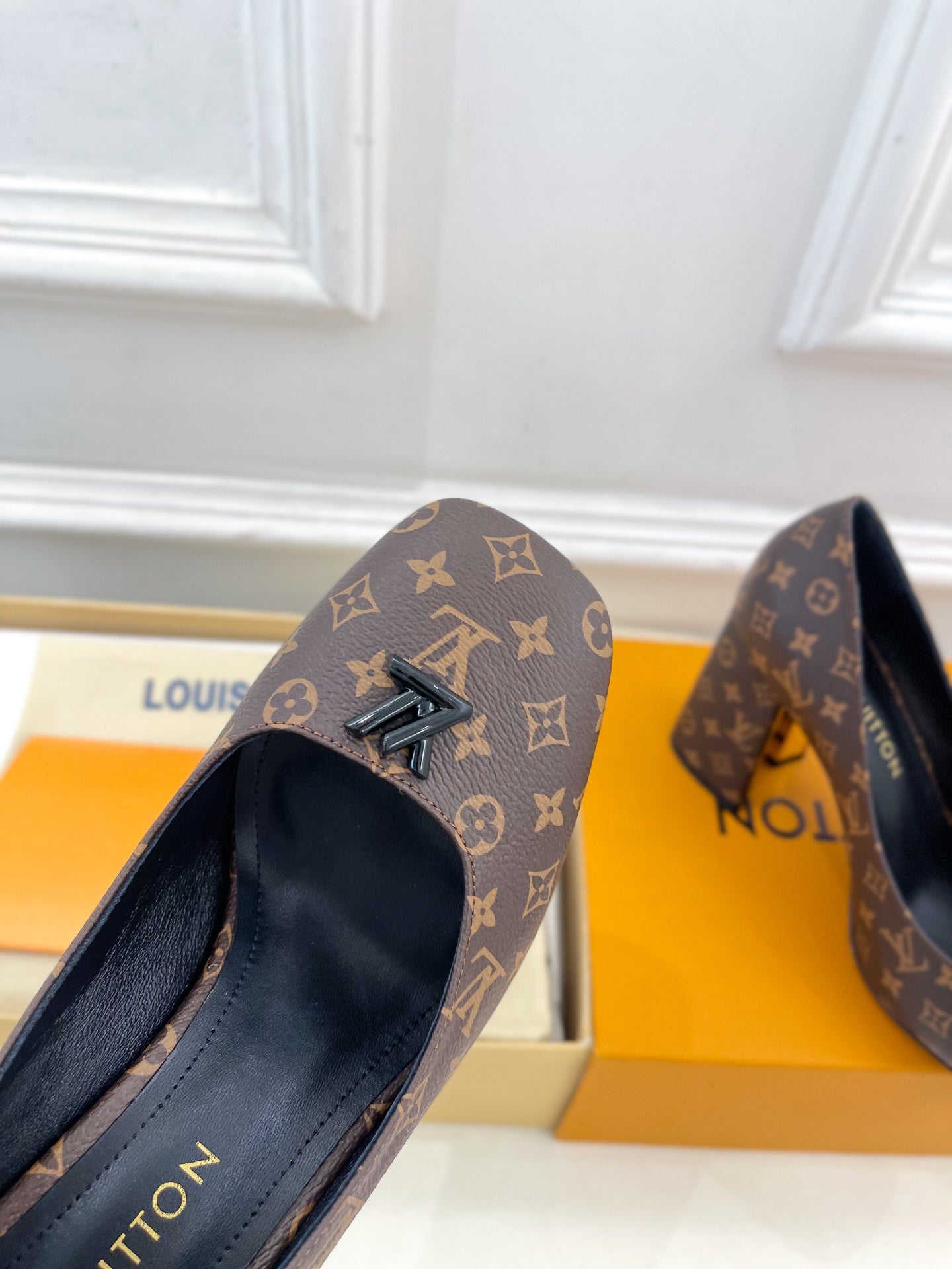 Louis Vuitton Multicolour Monogram Heel Pumps