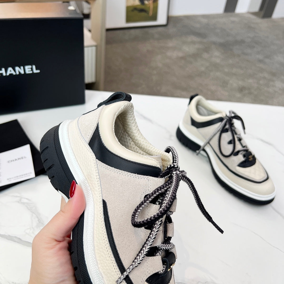Chanel Golden Luxe Low-Top Sneakers