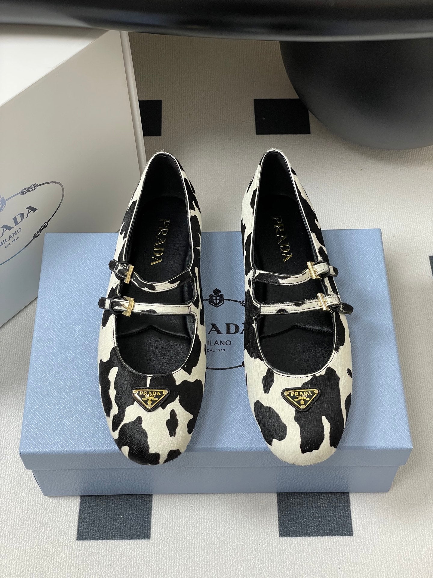Prada Elysian Leather Mules
