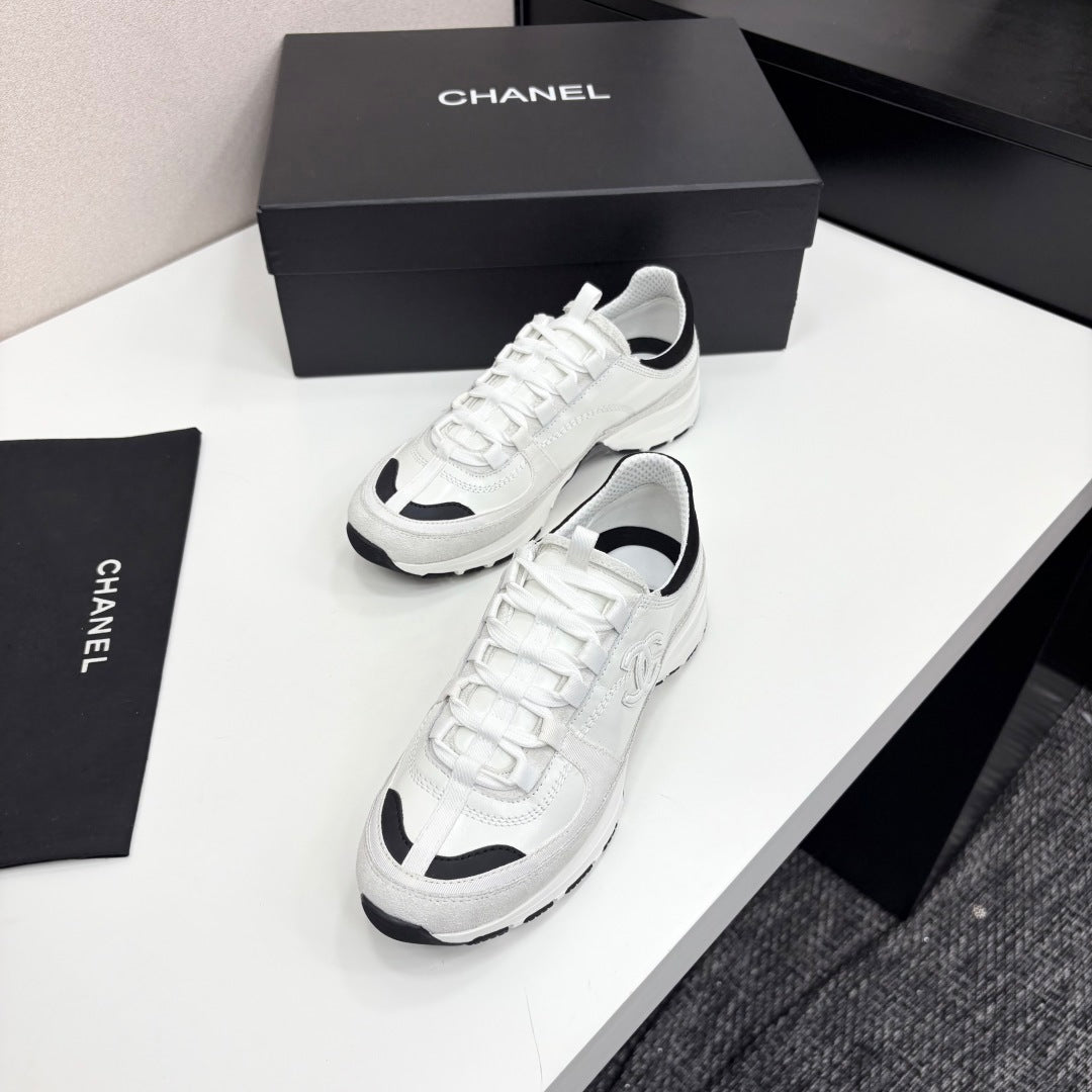 Chanel White Designer Sneakers