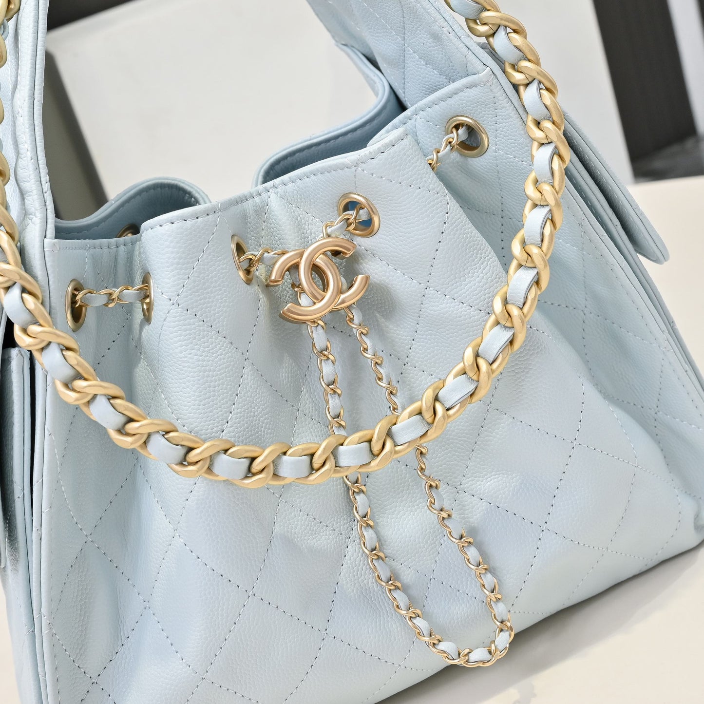 Chanel Vintage Caviar Tote Elegance