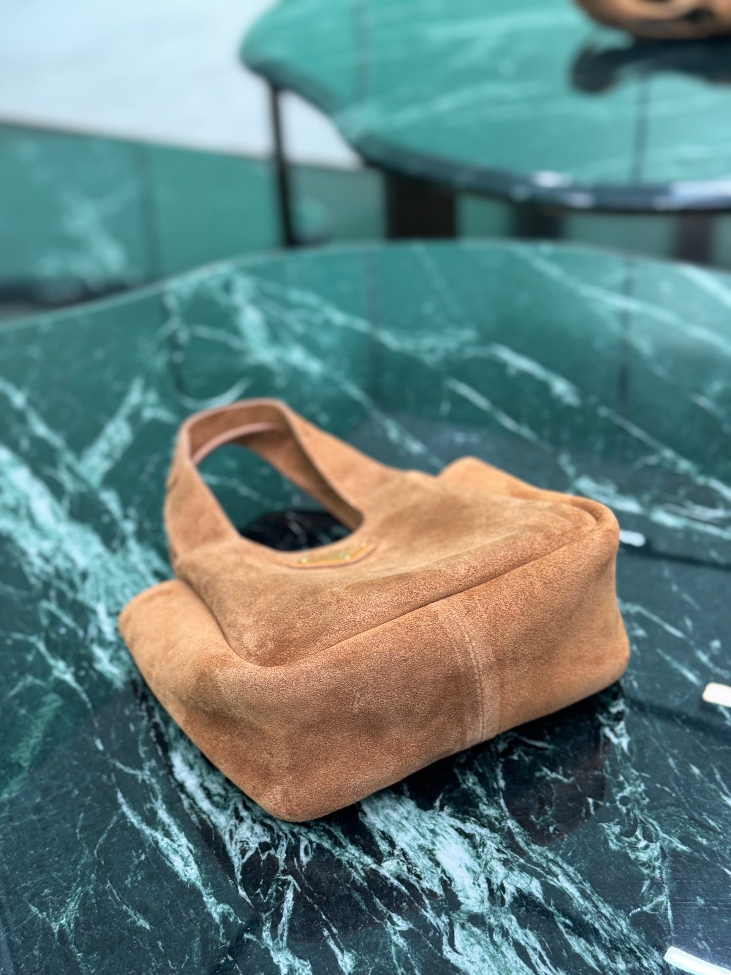 Prada Beige Vitello Leather Elegance Tote