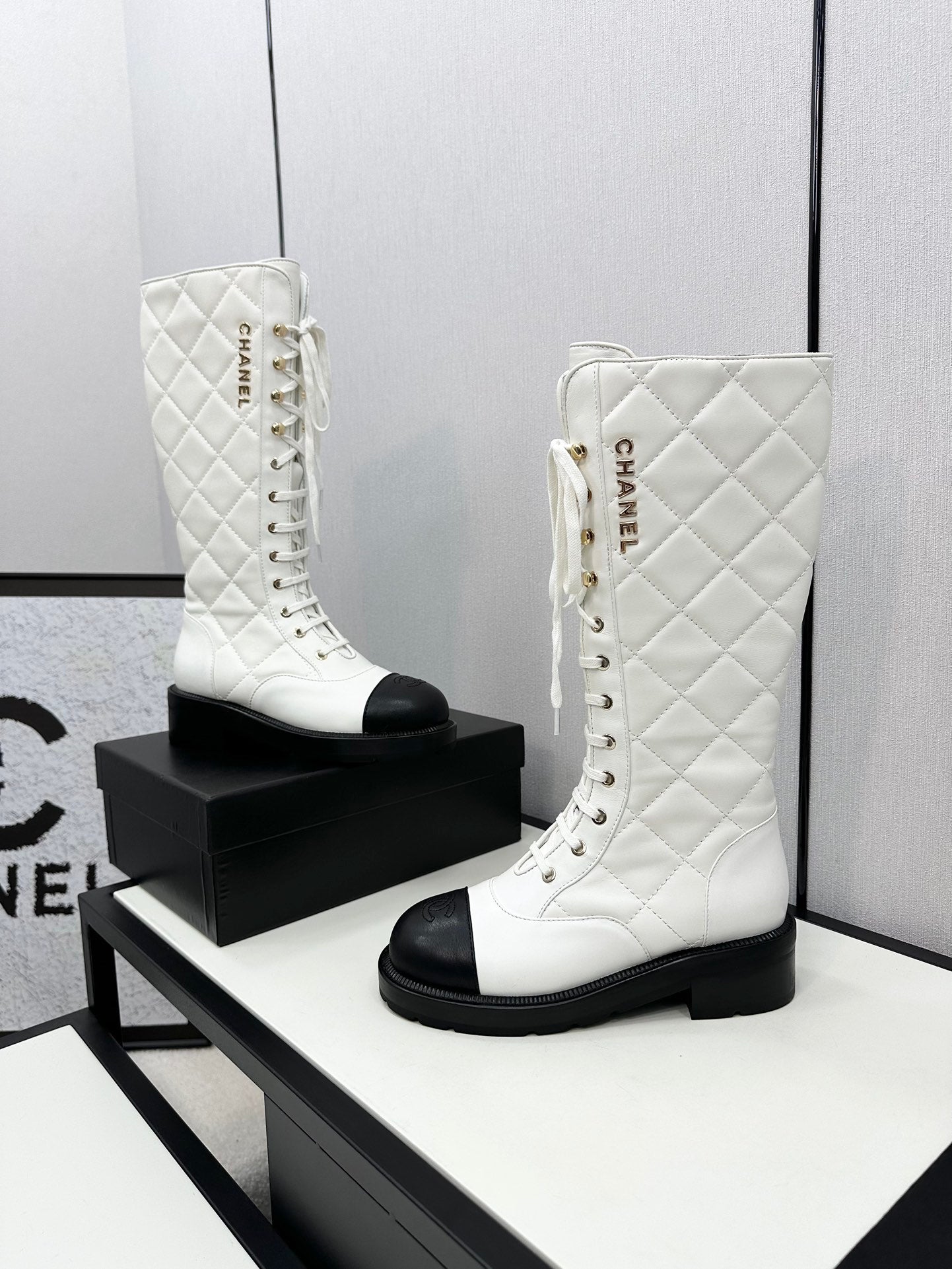 Chanel Winter/Snow Boots with Reversible Spikes