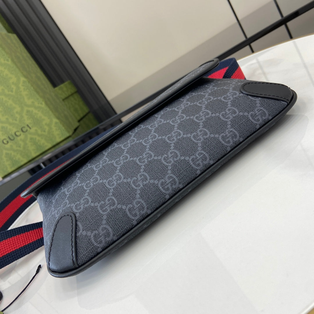 GG Black Small Belt Bag