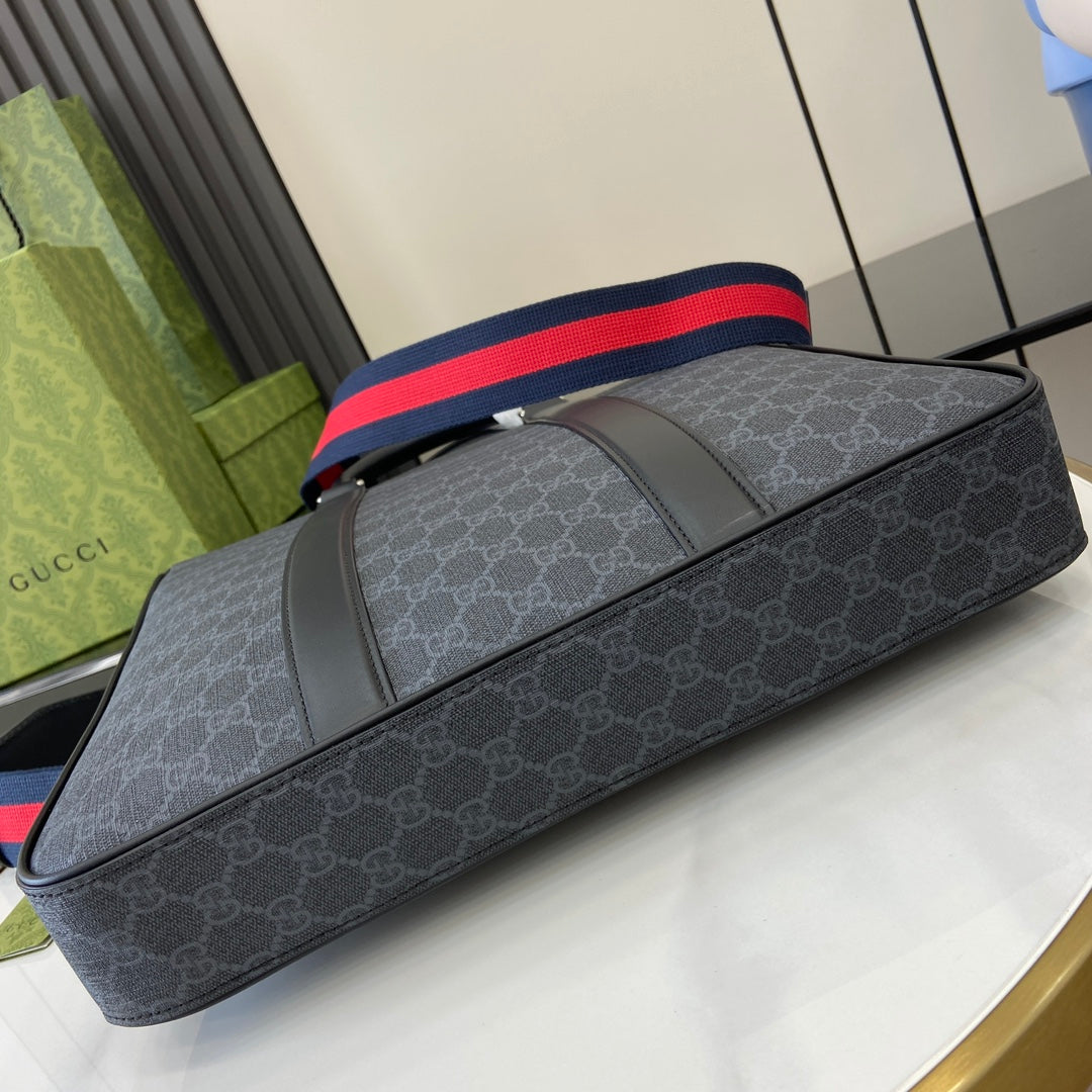 GG Gray Large Tote Bag