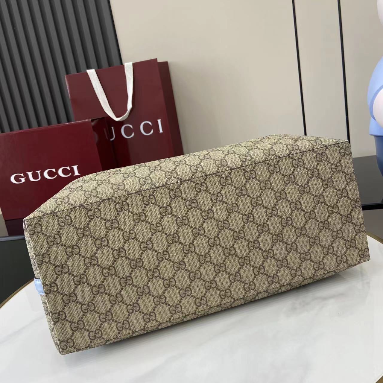 Gucci Large GG Emblem Tote Bag