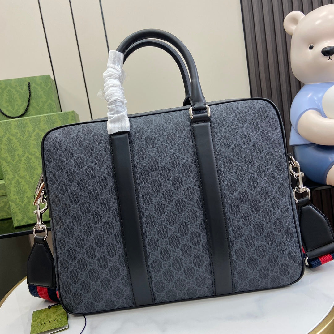 Gucci Gray Medium Briefcase