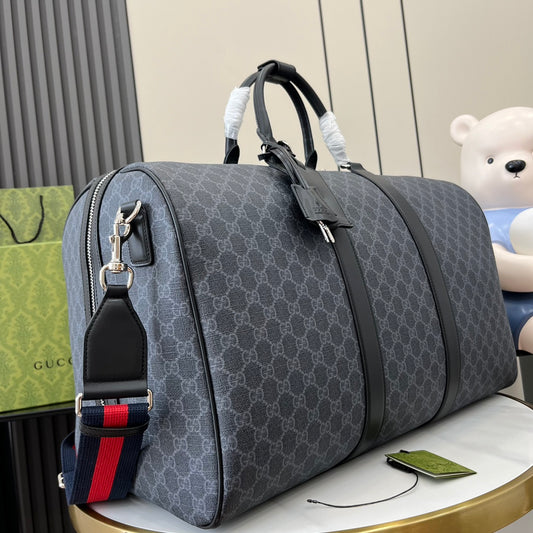 Gucci Timeless GG Canvas Duffle Bag