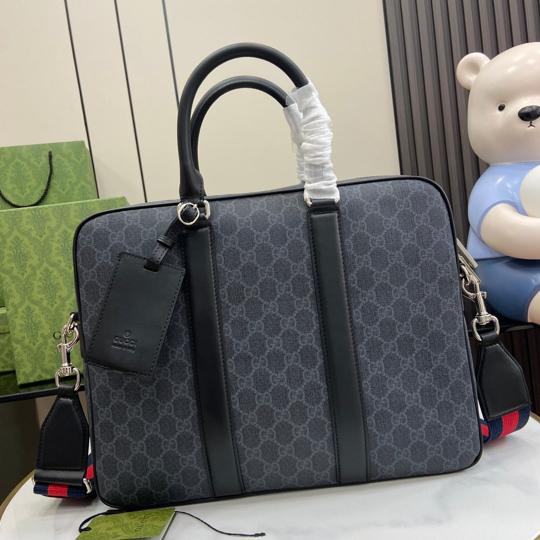 Gucci Gray Medium Briefcase