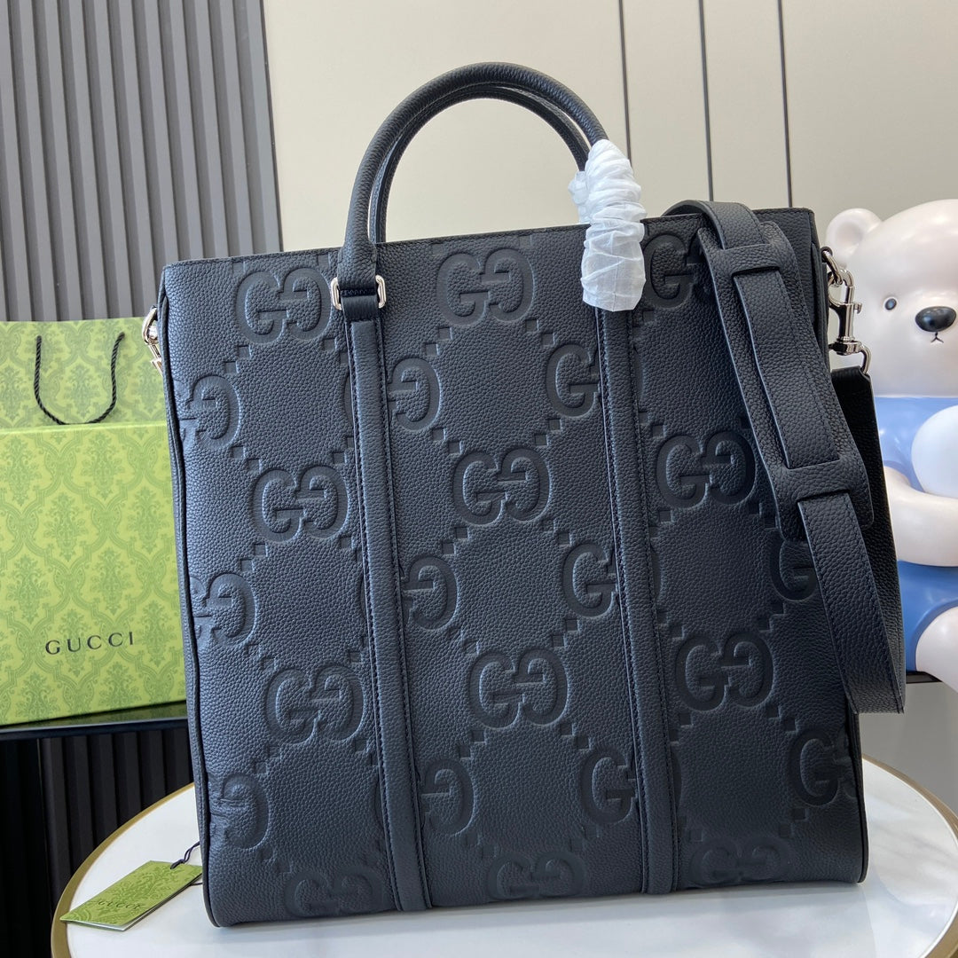 Gucci GG Emblem Medium Tote Bag